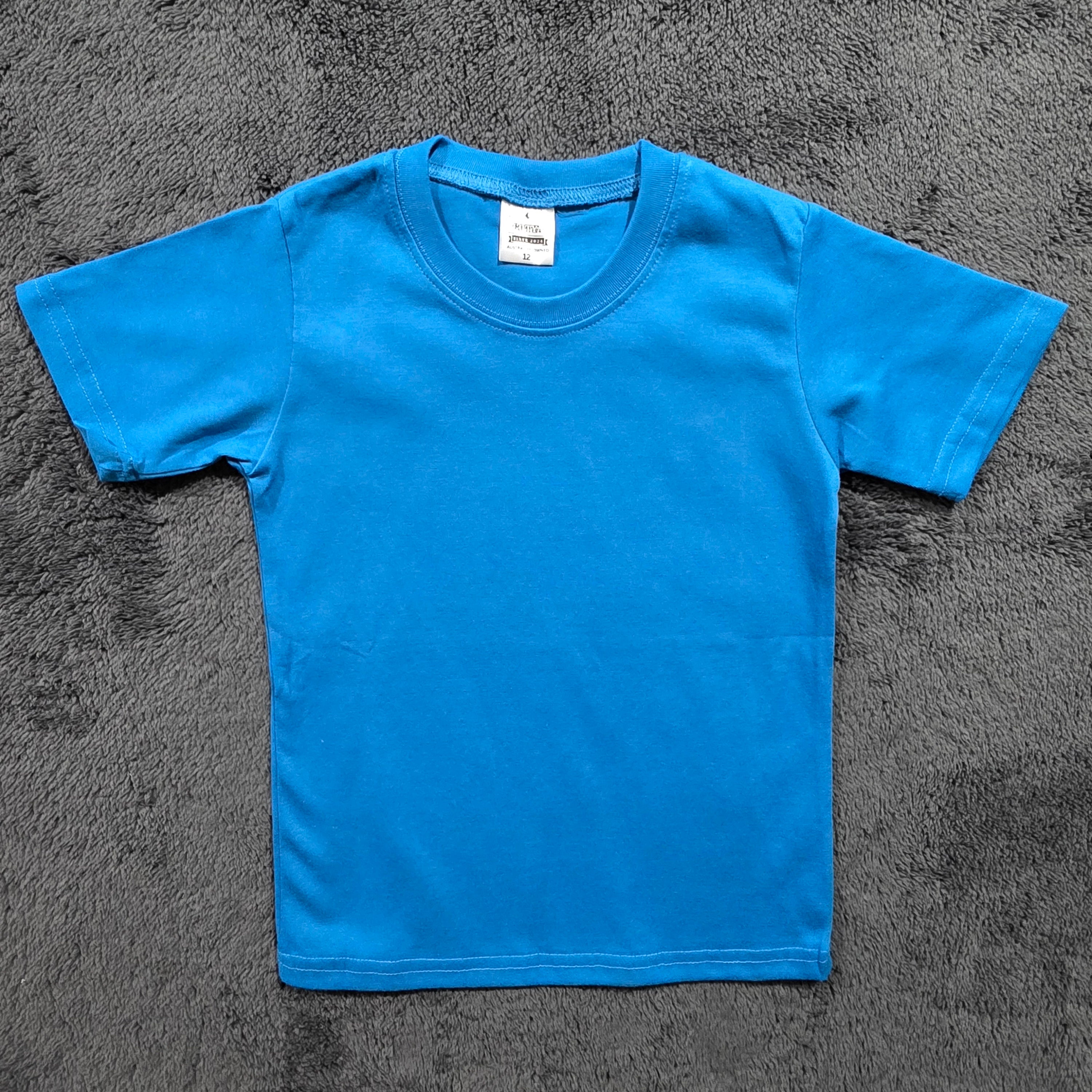 Kids Blank Combed Cotton T-Shirt | 220GSM | Multiple Colours