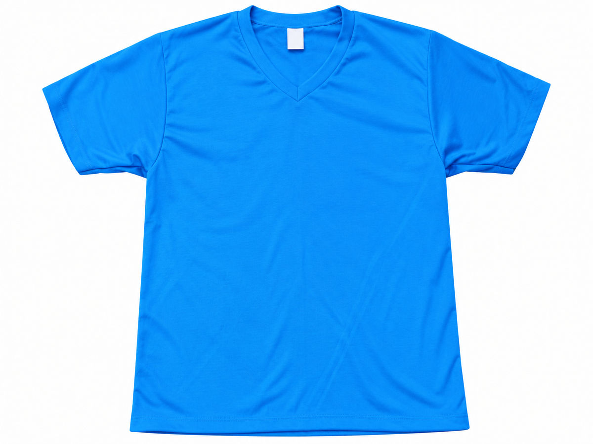 V-Neck T-Shirt – Polycotton | Custom Print | Multiple Colours