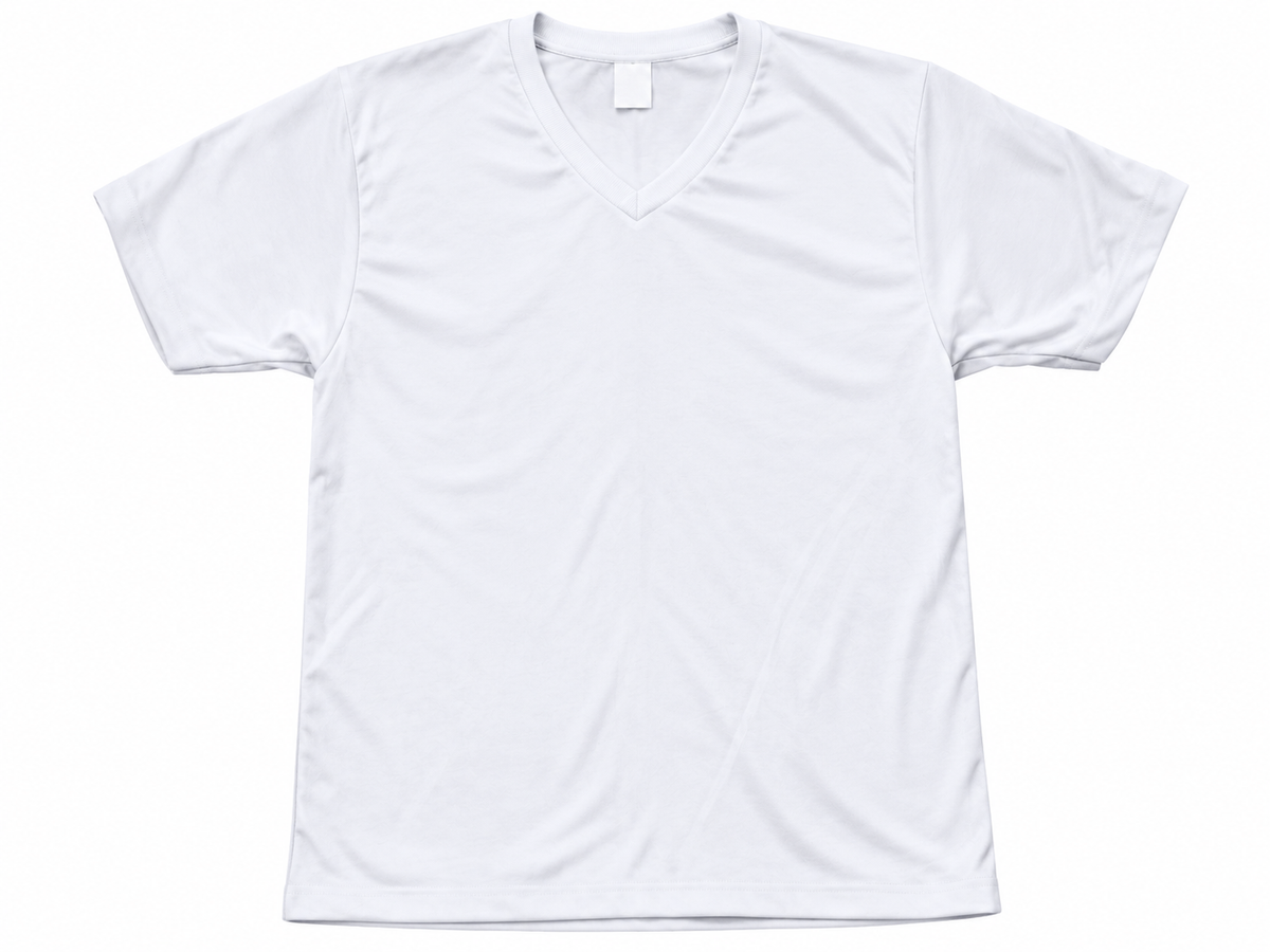 V-Neck T-Shirt – Polycotton | Custom Print | Multiple Colours