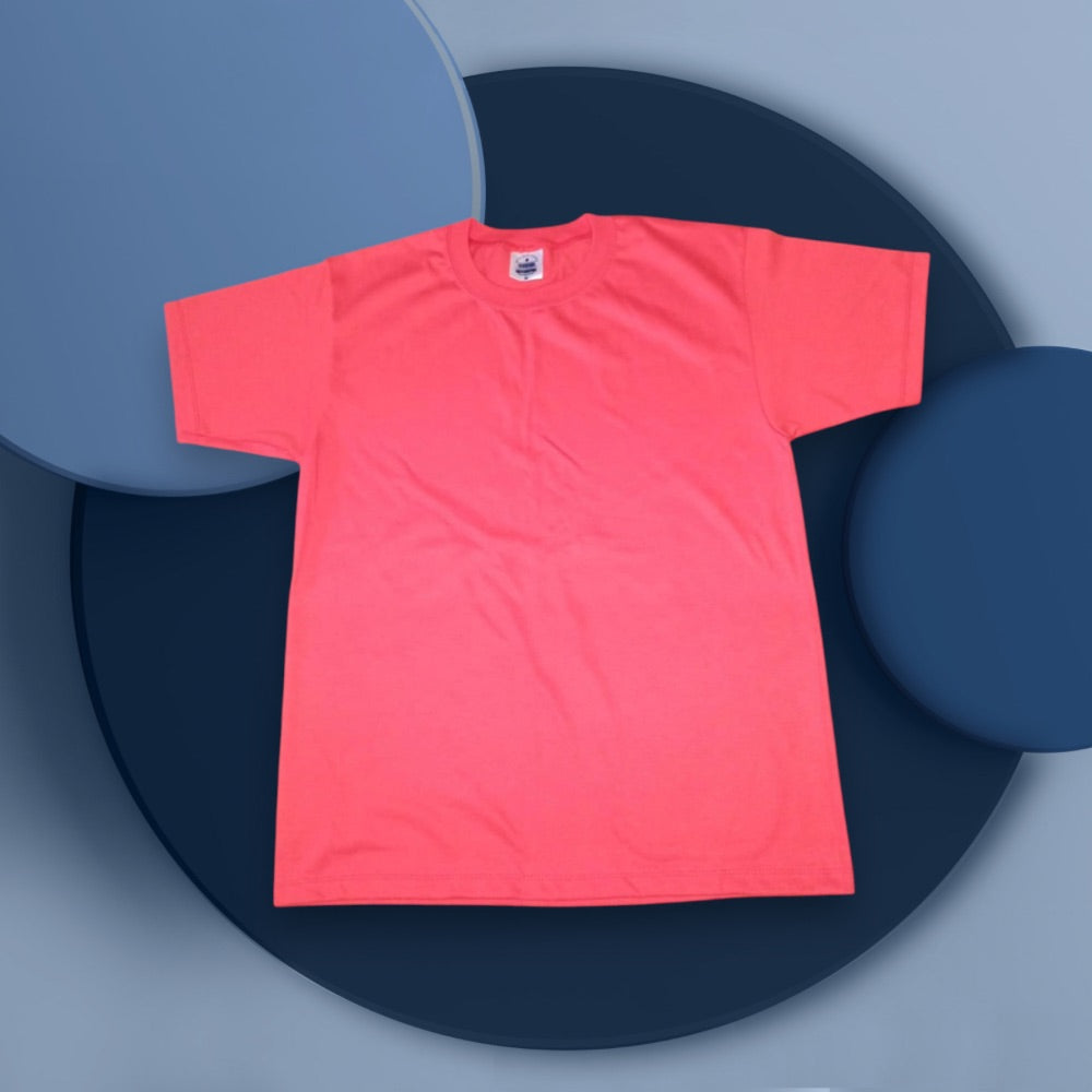 Round Neck T-Shirt Blank – Polycotton | Multiple Colours