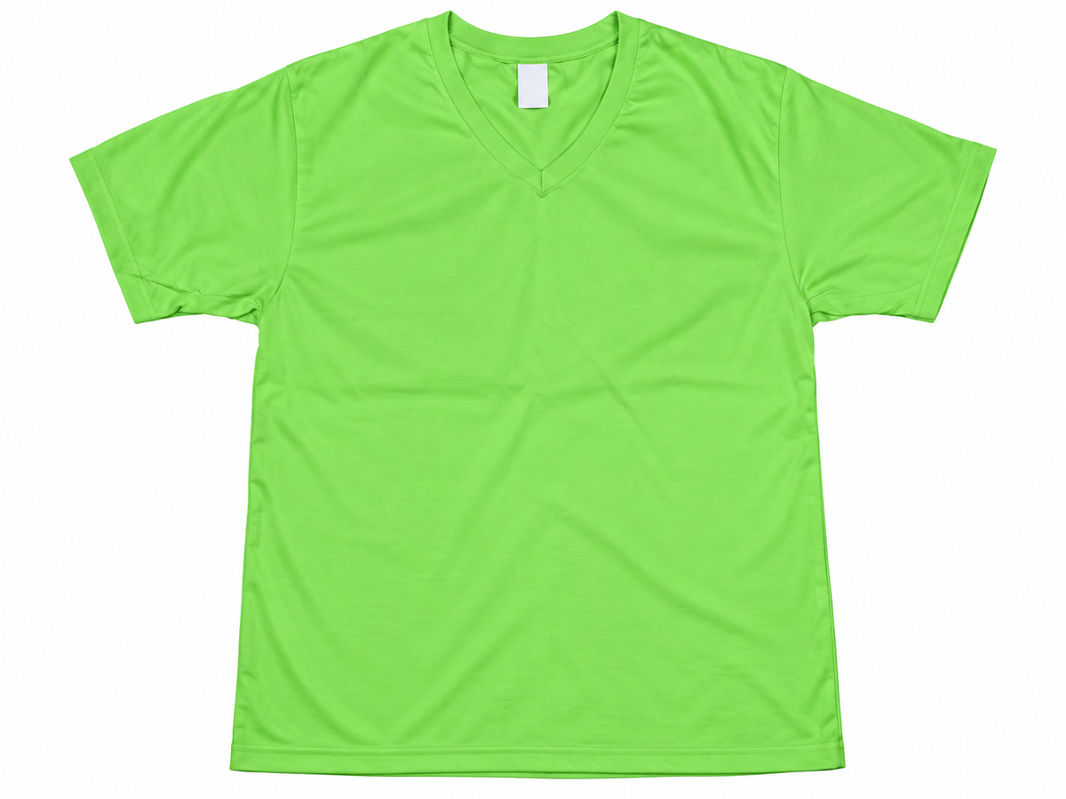 V-Neck T-Shirt Blank – Polycotton | Multiple Colours