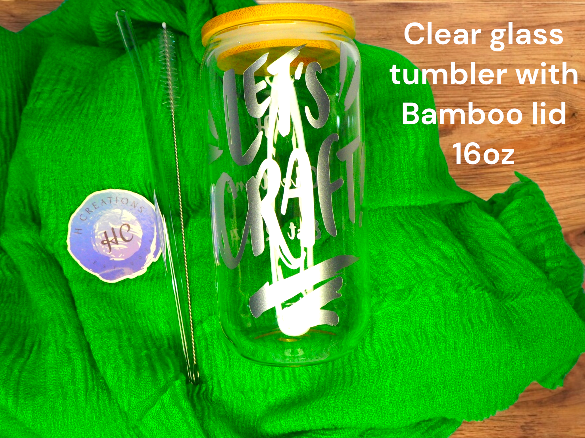 Our glass tumblers are the perfect way to enjoy iced drinks