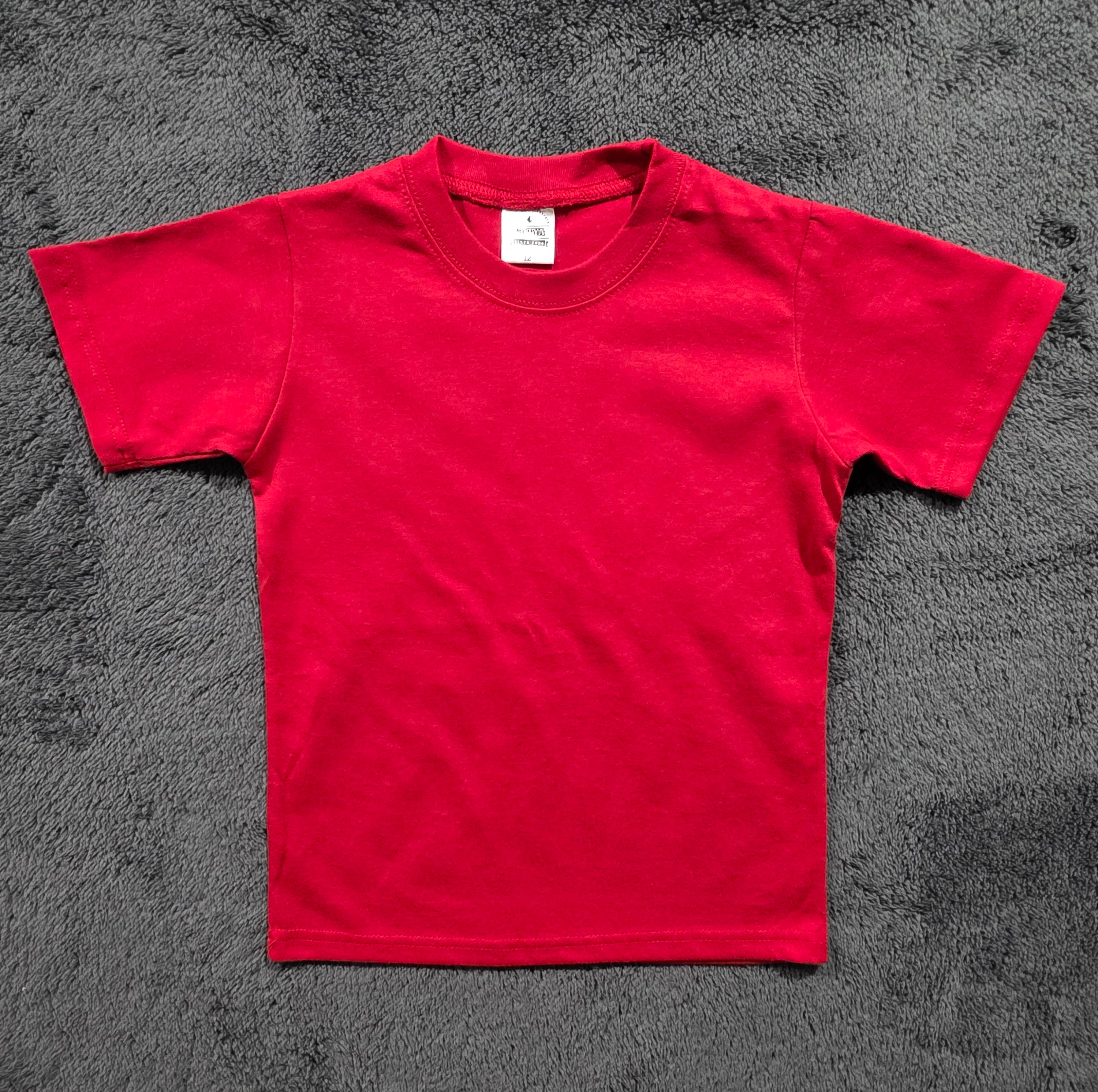 Kids Blank Combed Cotton T-Shirt | 220GSM | Multiple Colours