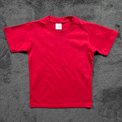 Kids Blank Combed Cotton T-Shirt | 220GSM | Multiple Colours