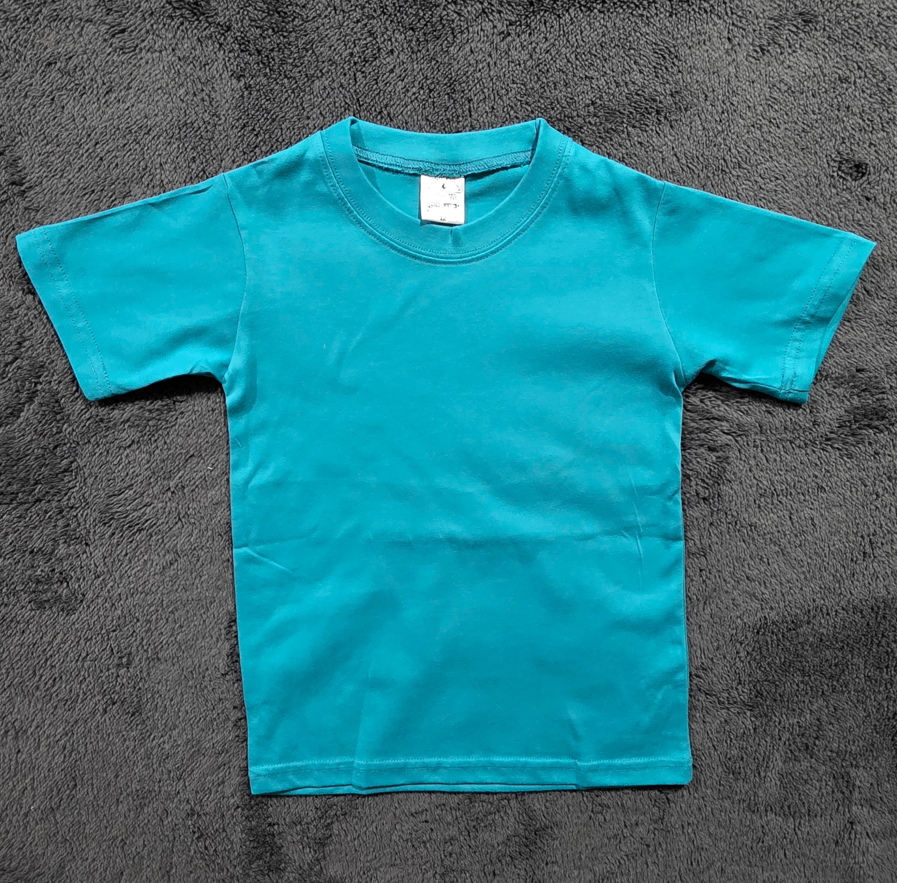 Kids Blank Combed Cotton T-Shirt | 220GSM | Multiple Colours