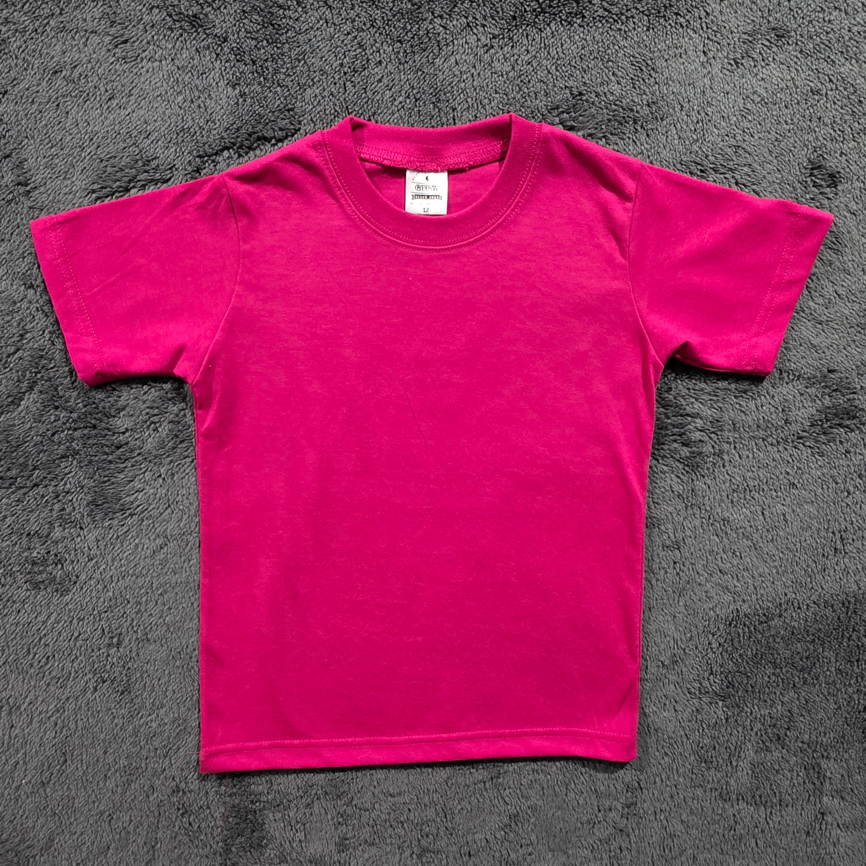 Kids Blank Combed Cotton T-Shirt | 220GSM | Multiple Colours