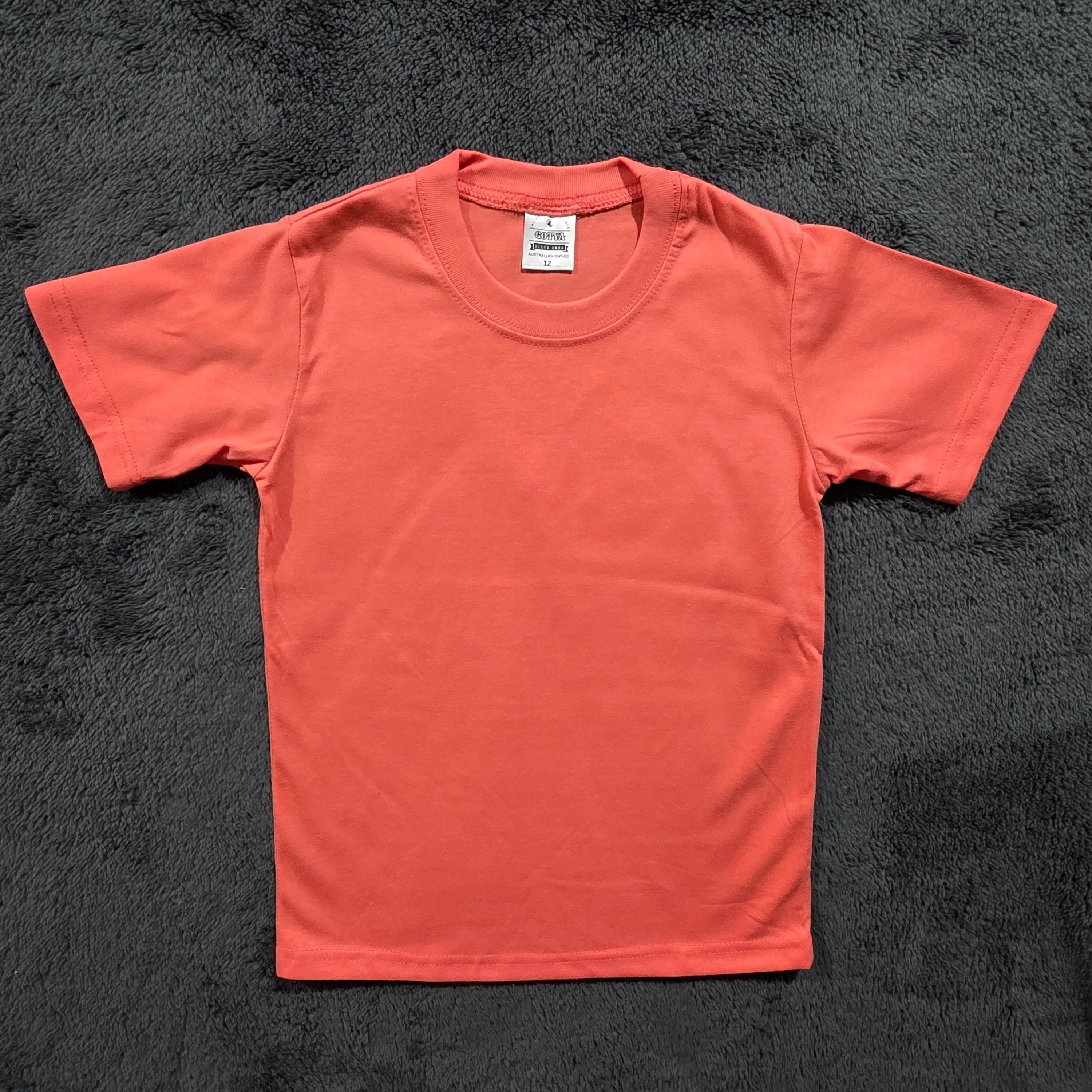 Kids Blank Combed Cotton T-Shirt | 220GSM | Multiple Colours