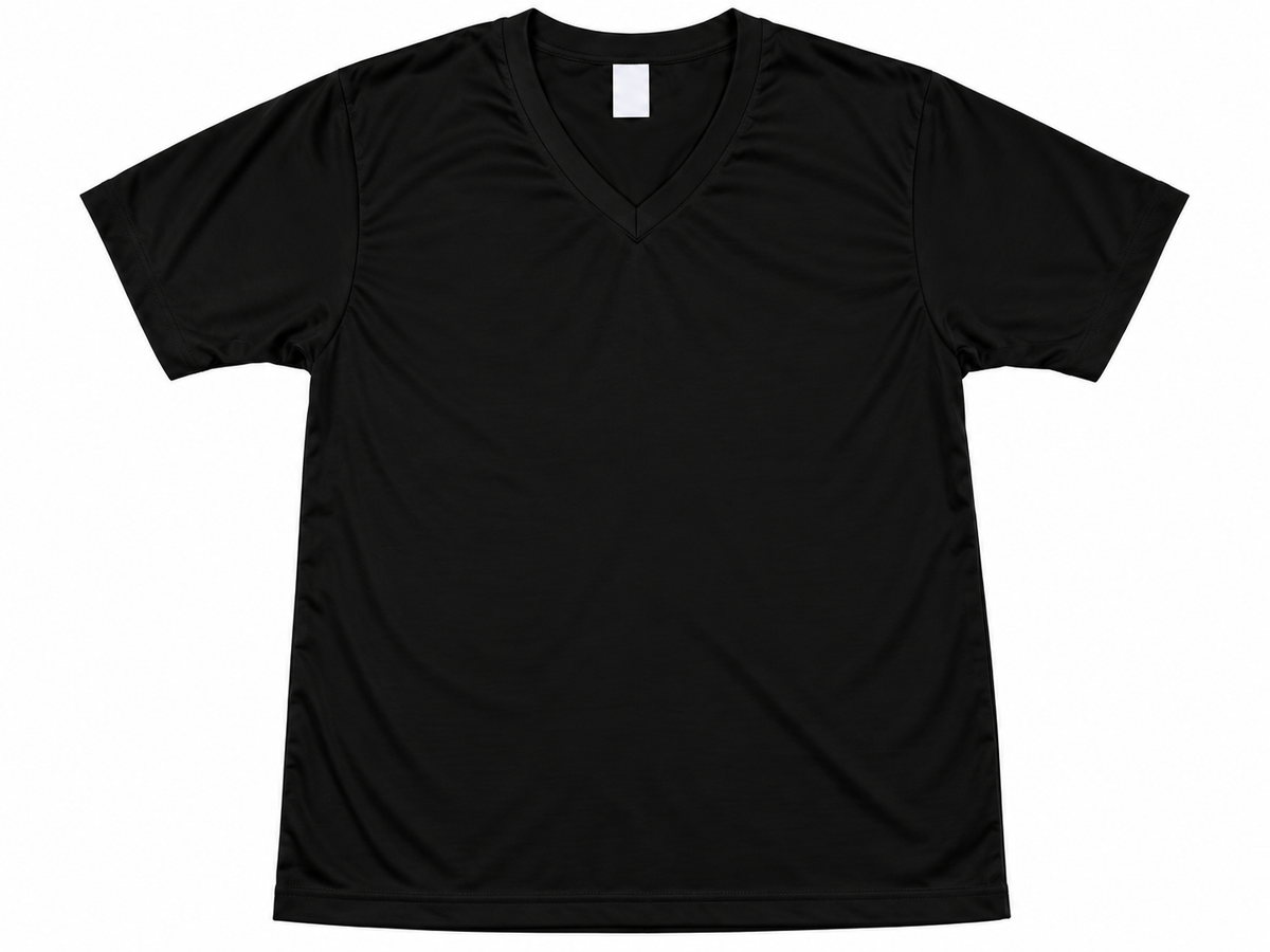 V-Neck T-Shirt Blank – Polycotton | Multiple Colours