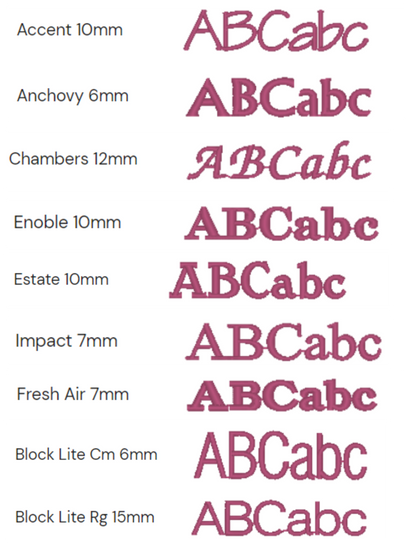 Personalised Monogram Embroidery – Towels, Tea Towels, Bags & More