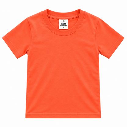 Toddler & Kids Blank Combed Cotton T-Shirt | 220GSM | Multiple Colours