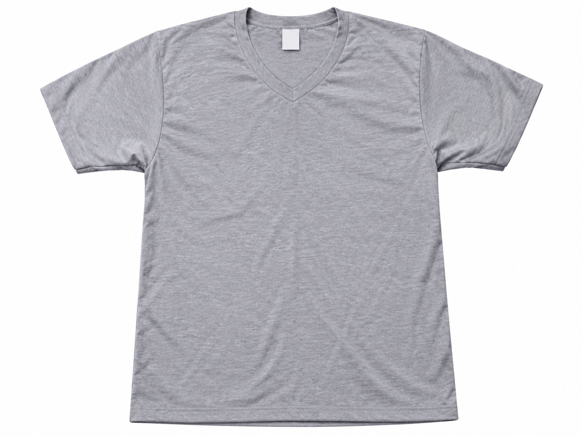 V-Neck T-Shirt – Polycotton | Custom Print | Multiple Colours