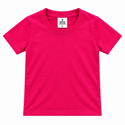 Toddler & Kids Blank Combed Cotton T-Shirt | 220GSM | Multiple Colours