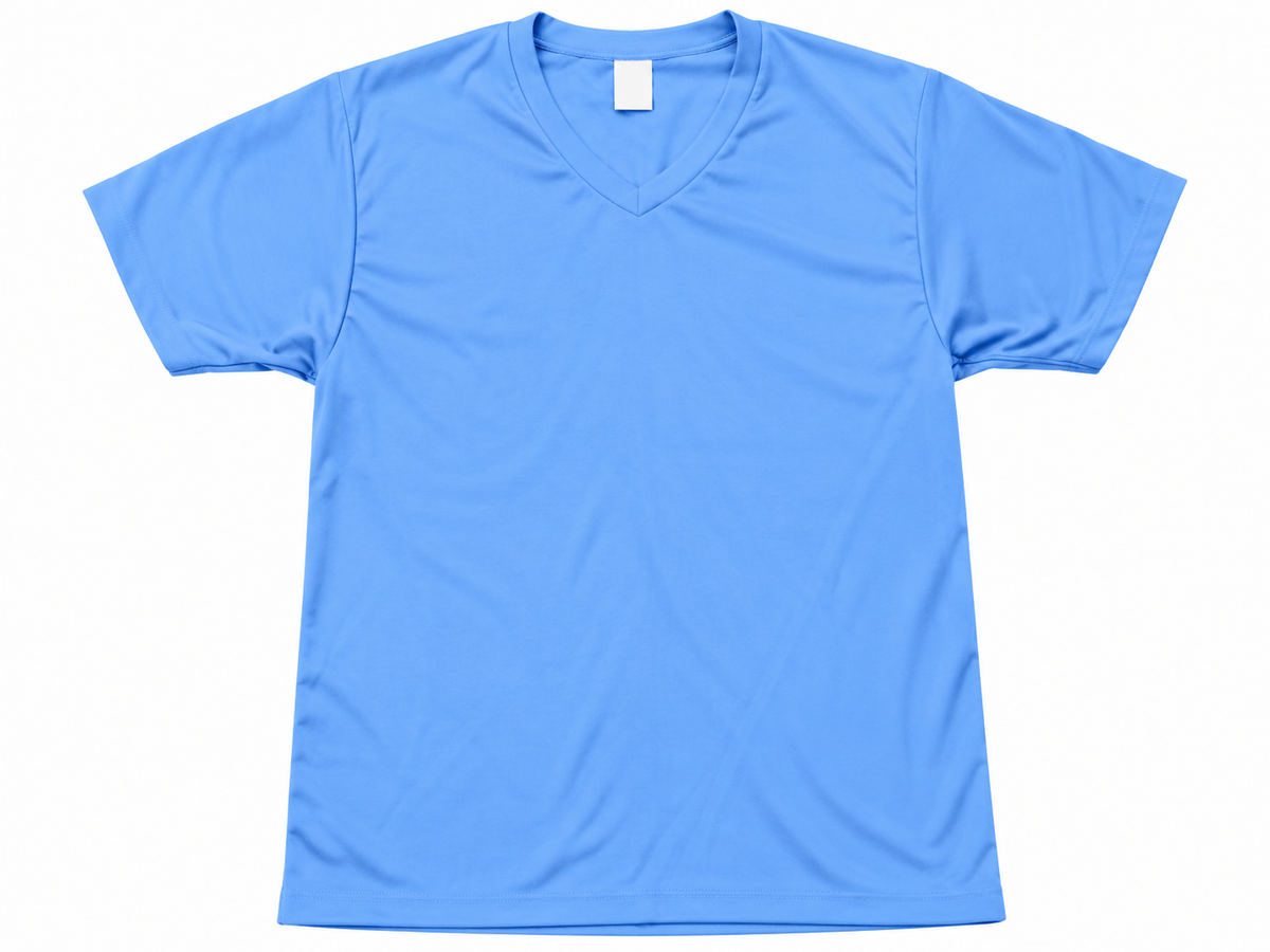 V-Neck T-Shirt – Polycotton | Custom Print | Multiple Colours