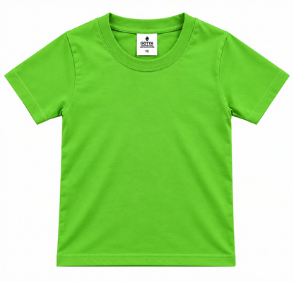 Toddler & Kids Blank Combed Cotton T-Shirt | 220GSM | Multiple Colours