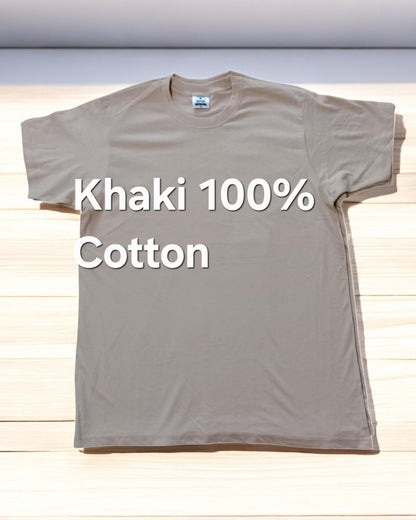 Custom 100% Cotton T-Shirt – Personalised Print | Multiple Colours