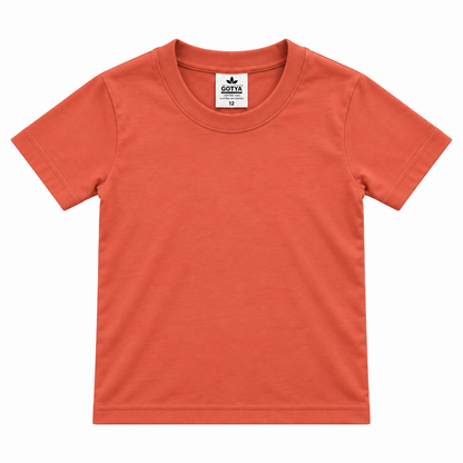 Toddler & Kids Blank Combed Cotton T-Shirt | 220GSM | Multiple Colours
