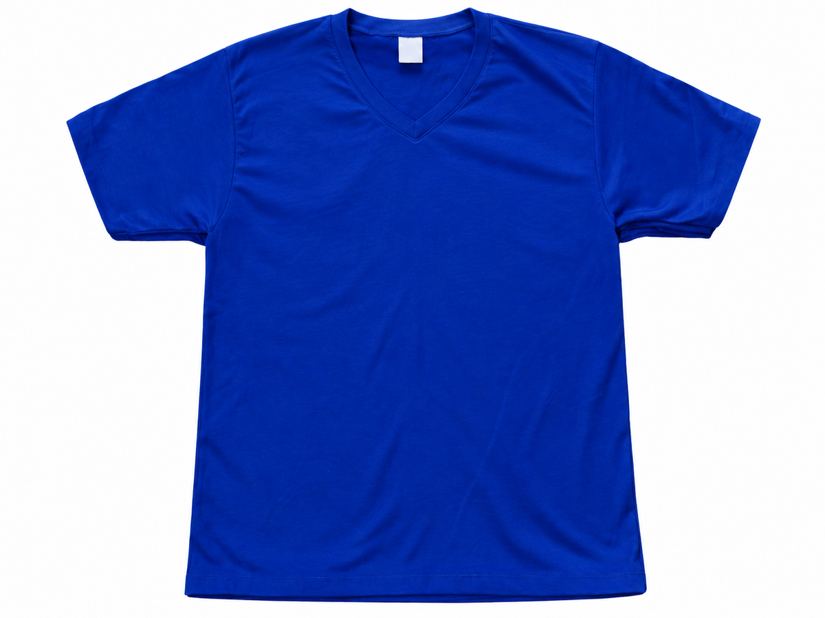 V-Neck T-Shirt – Polycotton | Custom Print | Multiple Colours