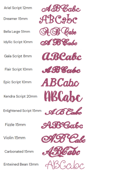 Personalised Monogram Embroidery – Towels, Tea Towels, Bags & More