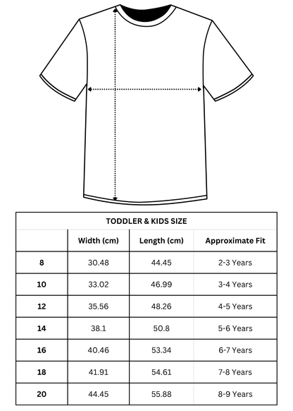 Toddler & Kids Blank Combed Cotton T-Shirt | 220GSM | Multiple Colours