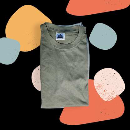 Ribbed neckline and stitching on Premium 100 percent Cotton T-Shirt