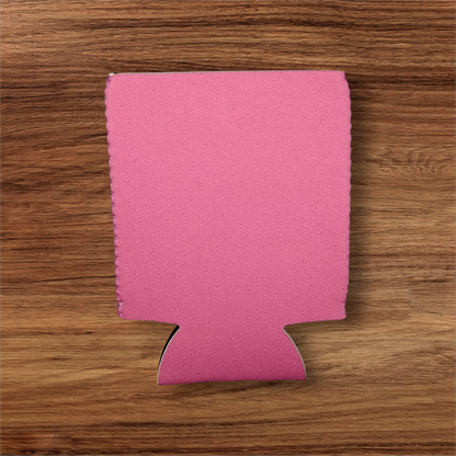Pink stubby cooler for weddings or events